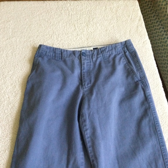 Vintage Y2K GAP Capris Cropped Pants Cotton Blue - Sz 4 - Picture 5 of 15